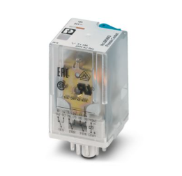 Phoenix Contact REL-OR3/LDP-24DC/3X21 Plug-In Relay (24V DC, 3CO, Octal)